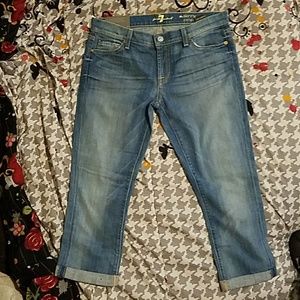7 for all mankind blue jeans