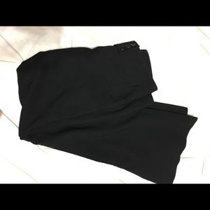 Black Flare Slacks