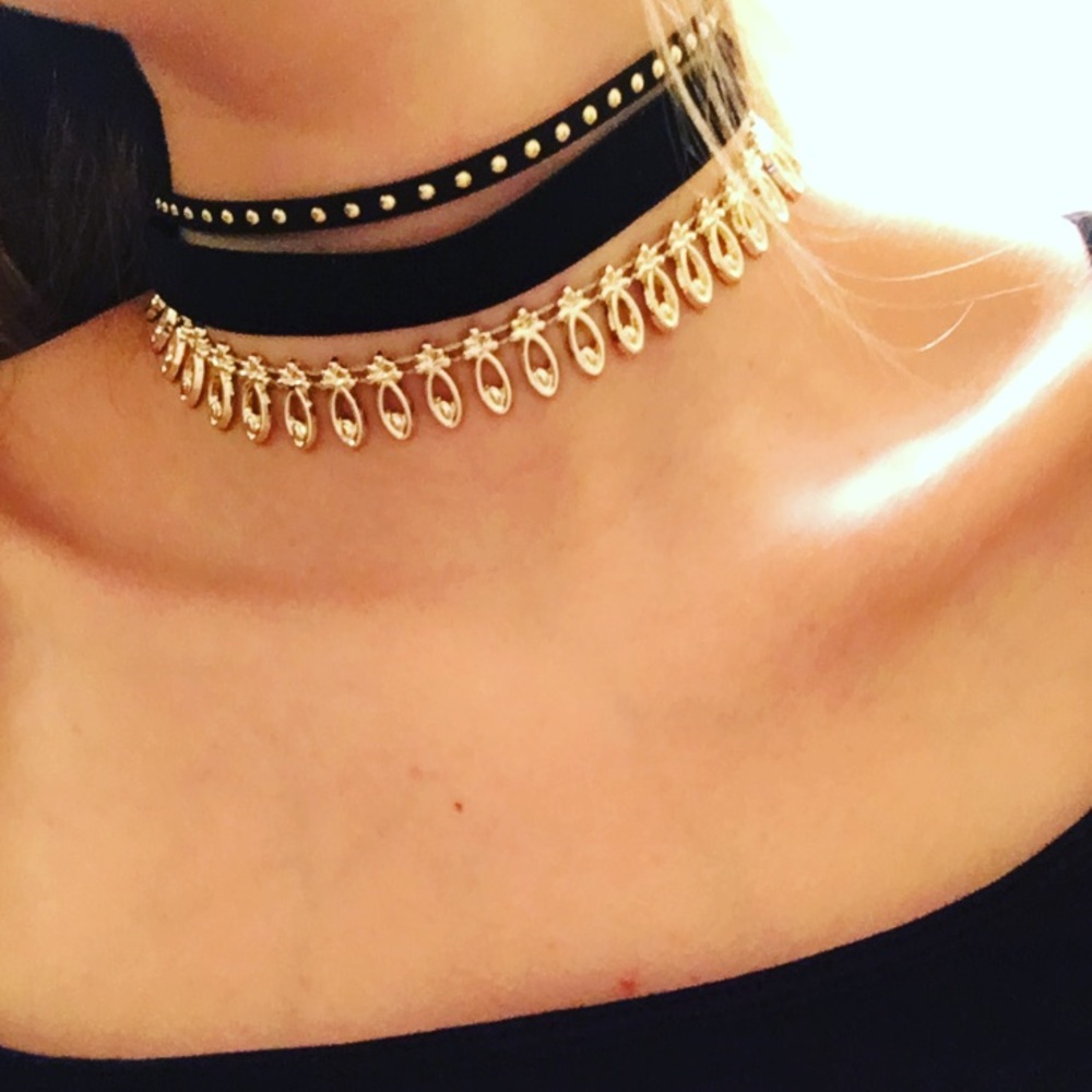 Velvet Choker Set
