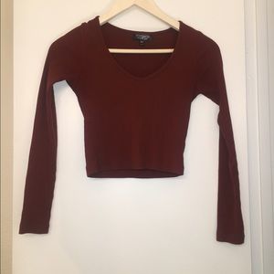 Long Sleeve Crop Top