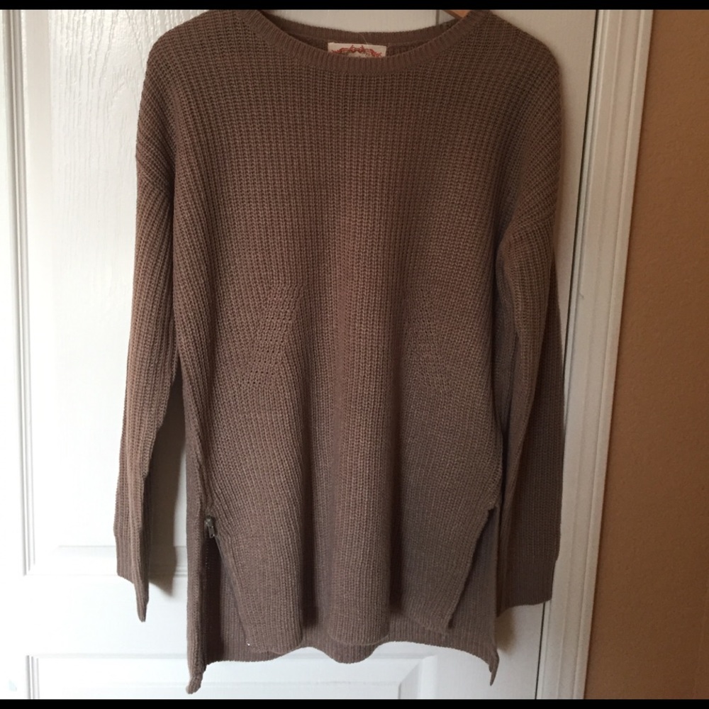 Brown Sweater Dress
