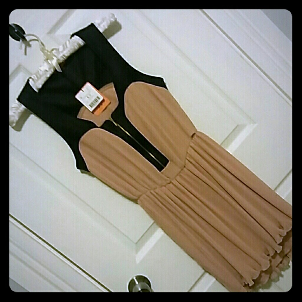 Bershka Peach w/Love Dress