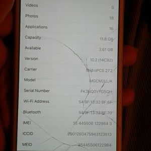 Gold iphone 6 plus 16 gigs