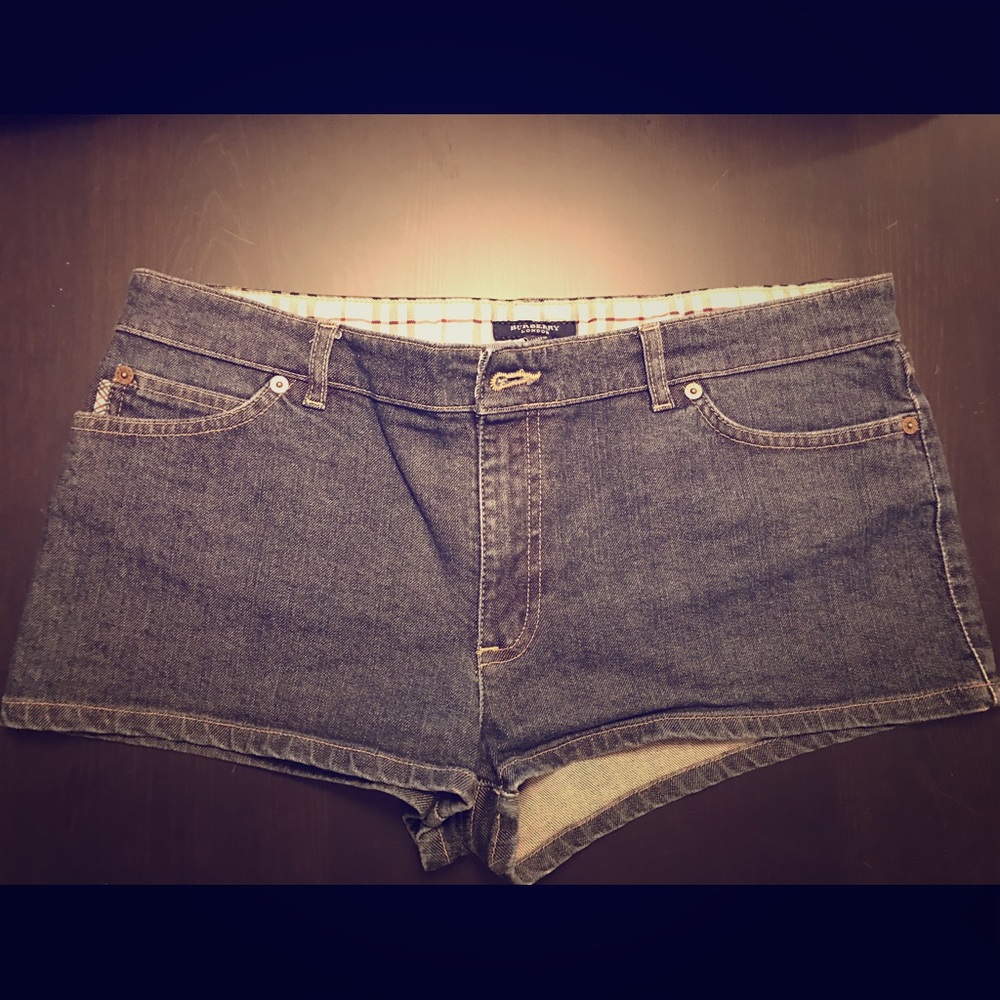 Burberry jean shorts
