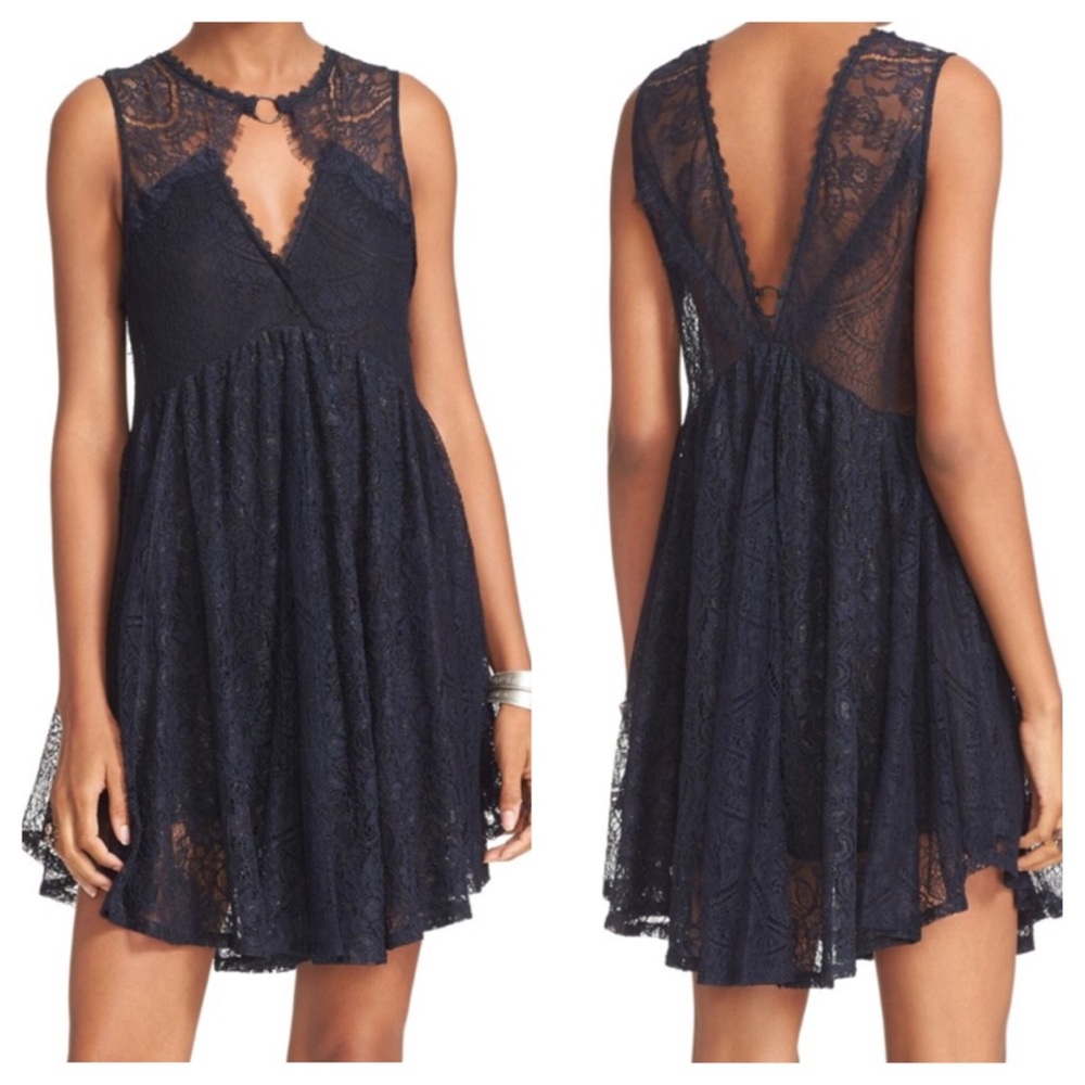 FP Don't You Dare Lace Shift Dress