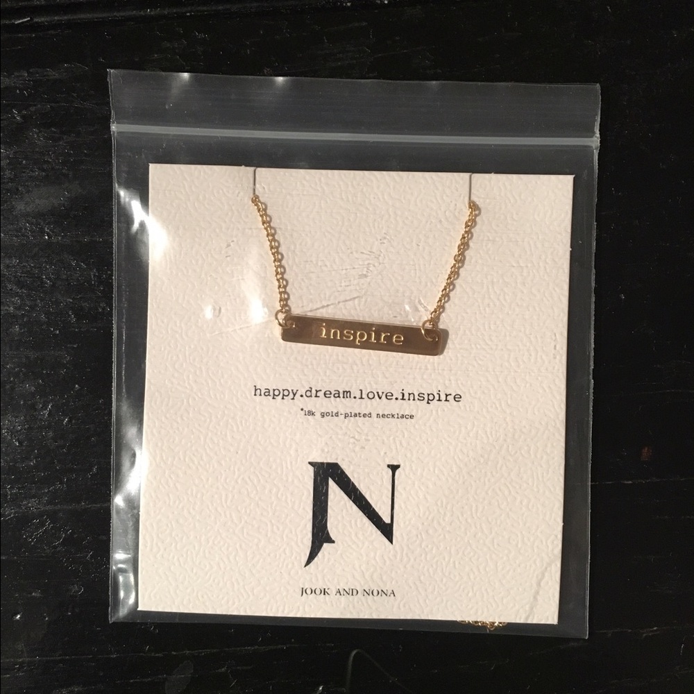 Jook & Nona 18k gold-plated Tag Necklace