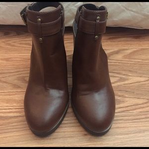 New brown half boots