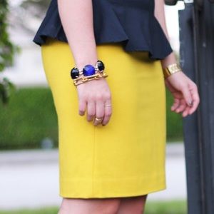 MOVING SALE❗️J. Crew Mustard Pencil Skirt MOVING SALE❗️J. Crew Mustard Pencil Skirt