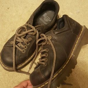 Dr martens brown shoes