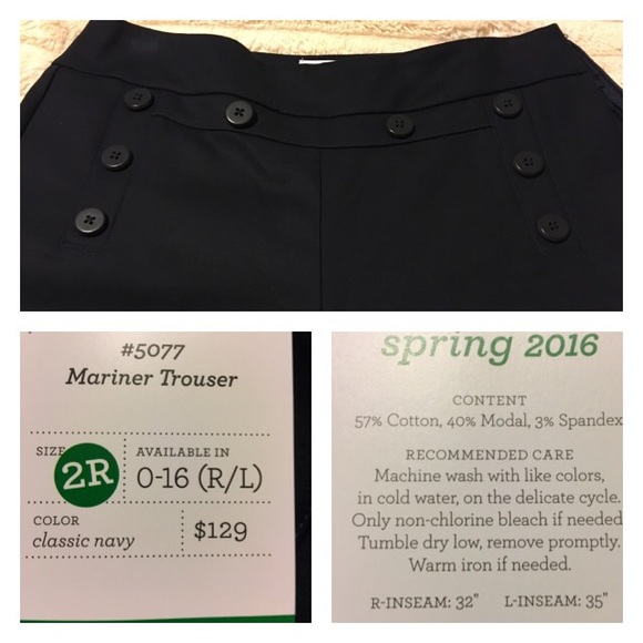 NWT Cabi Mariner Trouser, 2R & 8L - Picture 6 of 8