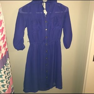 Charlotte Russe royal blue dress