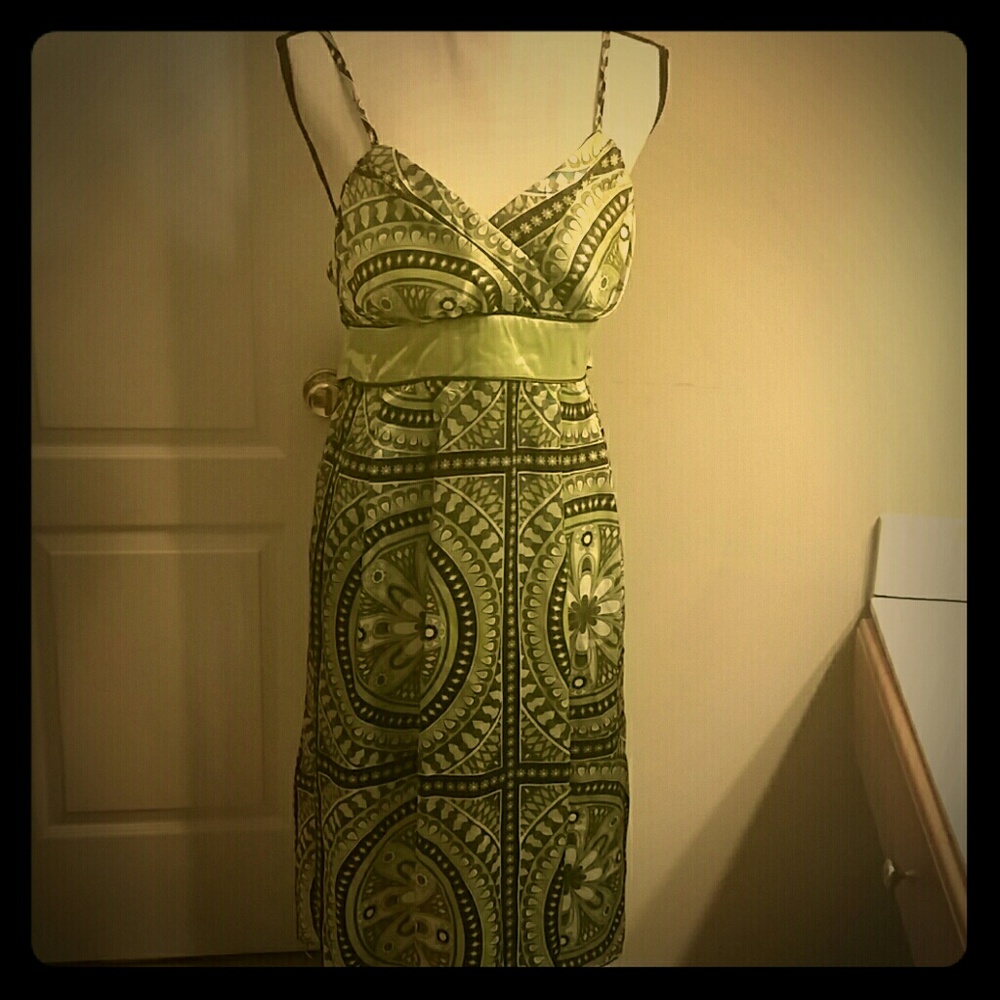 Green fun dress