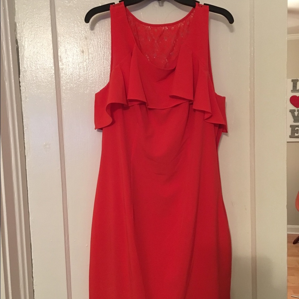 Coral dress