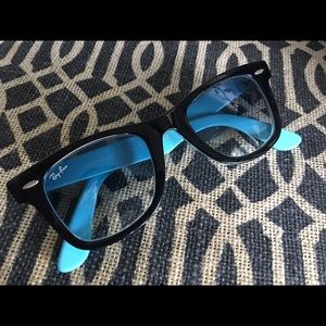 Ray Ban wayfarer Tiffany blue and black