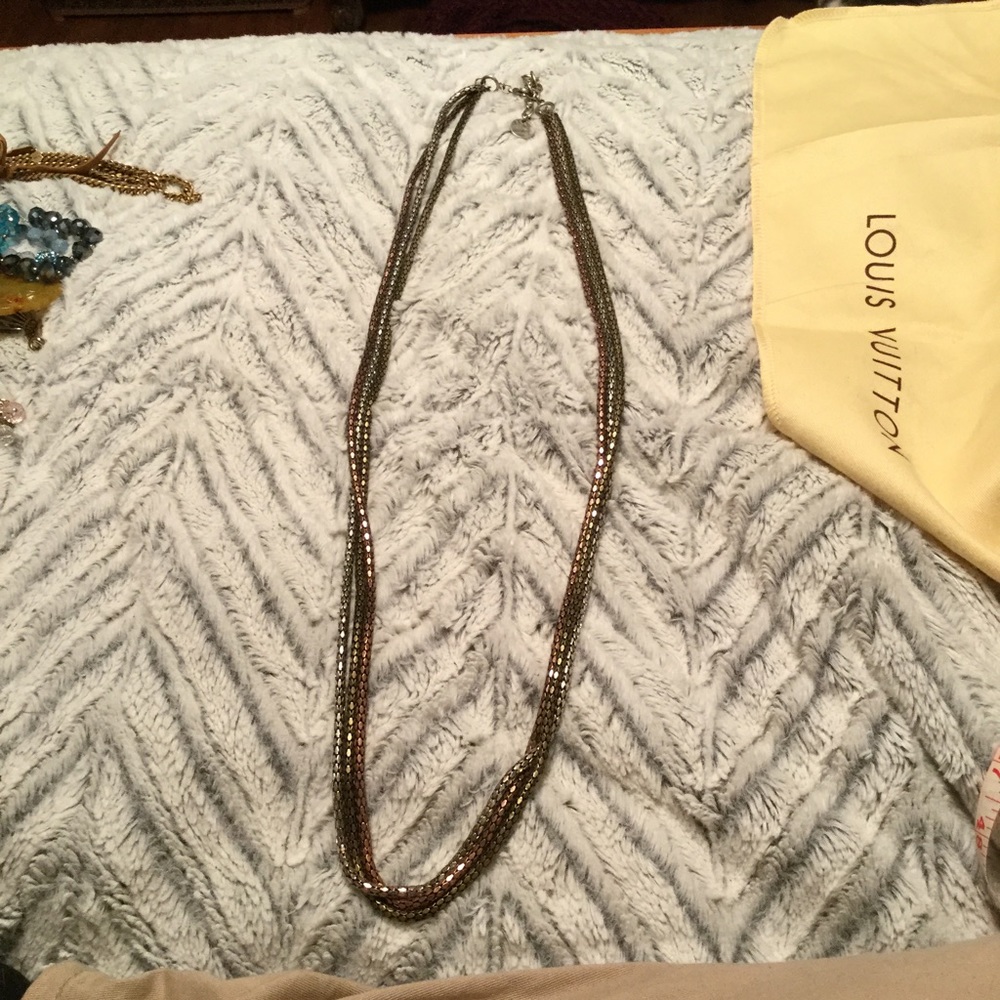 Gold/Silver/Copper Fashion Necklace