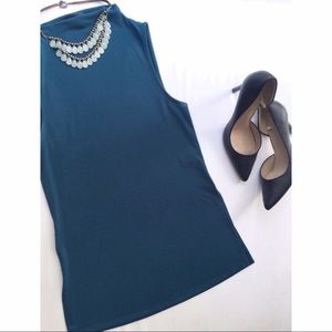EXPRESS Mock Neck Side Slit Tunic