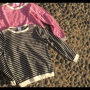 J Crew CrewCuts 2 sweaters in girl's XL age 8-9