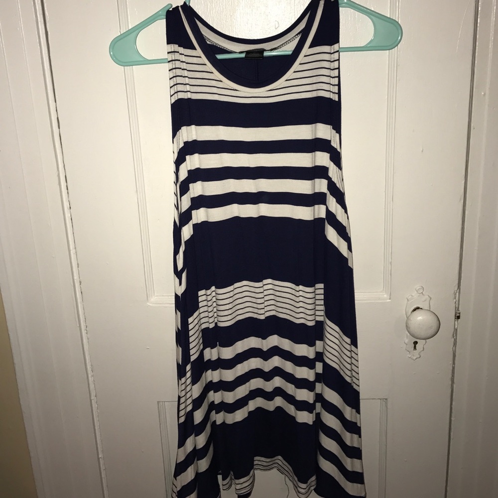 Navy and white pico like dress
