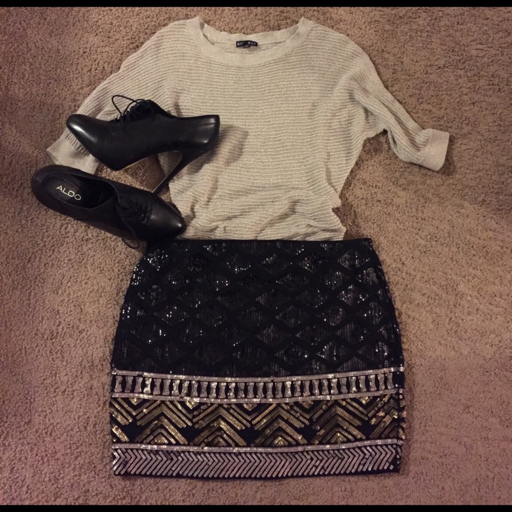 Express Tan Dolman Sleeve Top