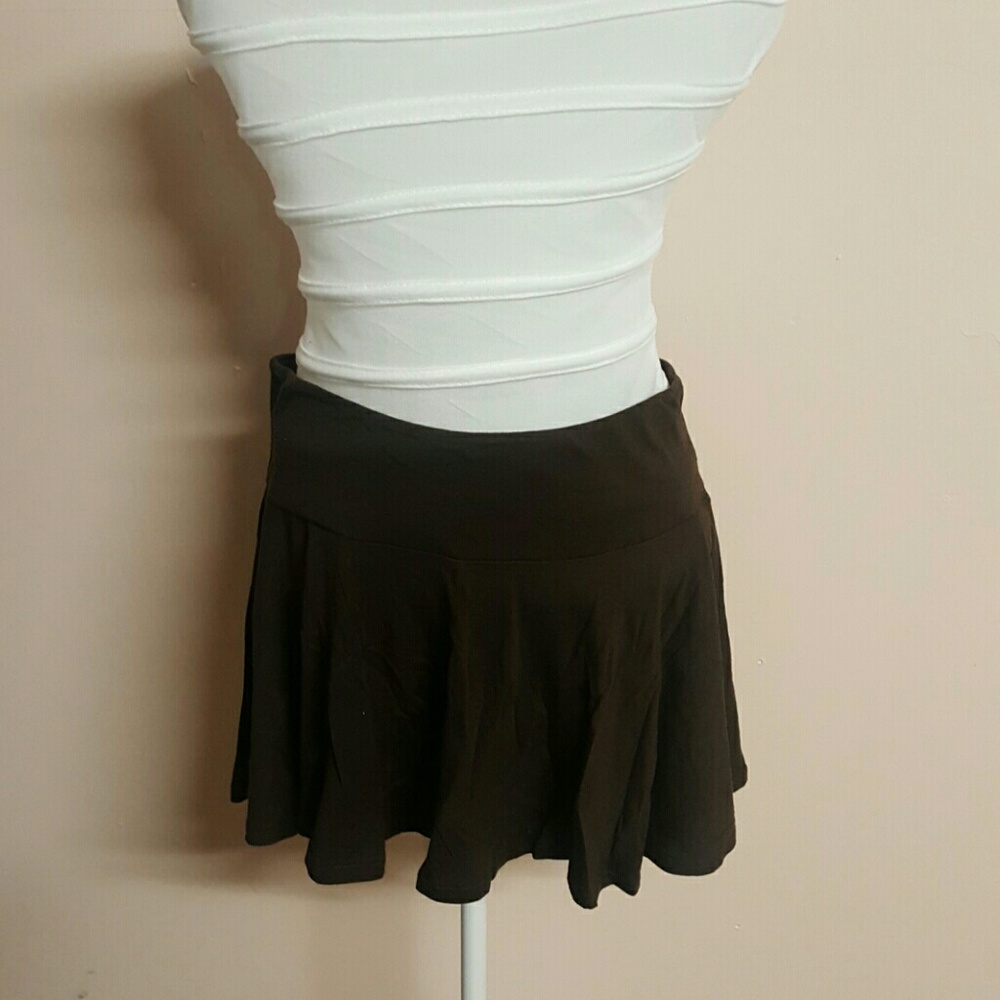 brown mini skirt old navy