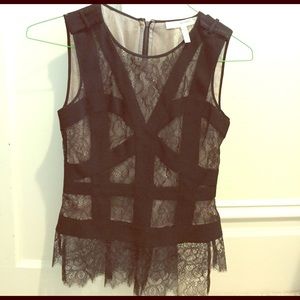 NWT BCBG MAXAZRIA Runway "Connie" top XXS
