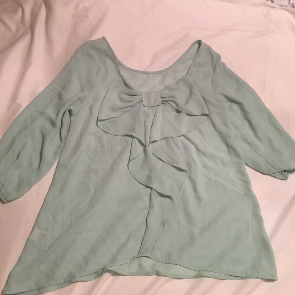 Big bow  blouse