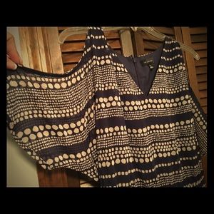 NWT Limited Navy and White Dress - Size 16 Tall