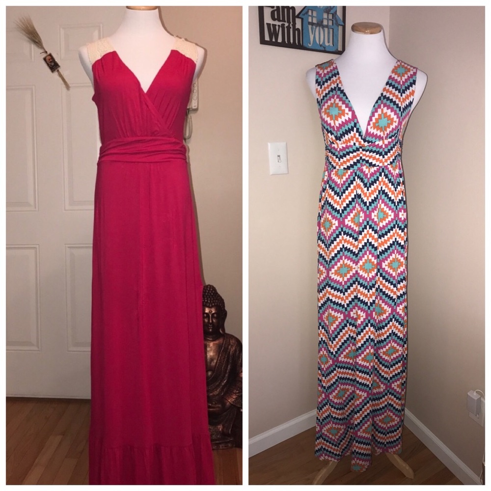 Bundle of 2 Maxi dresses with stunning back