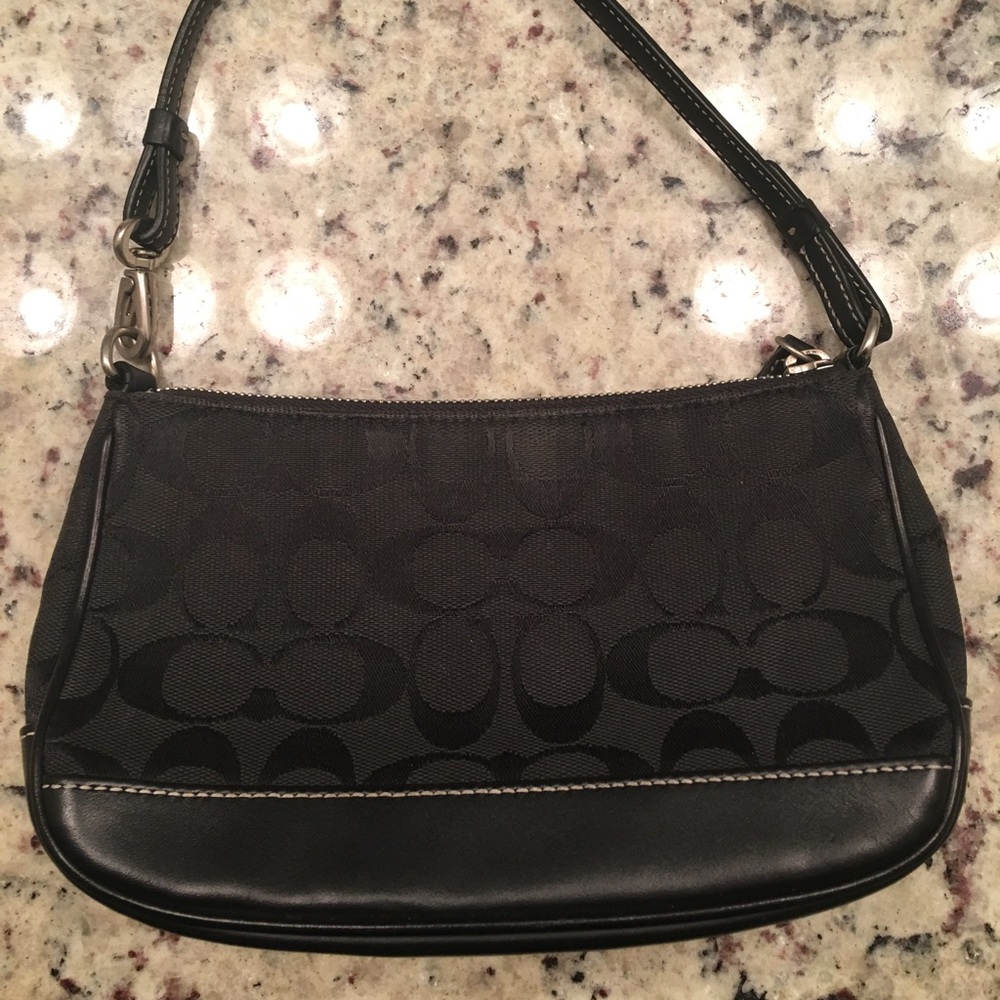 Authentic Coach Small Black Purse