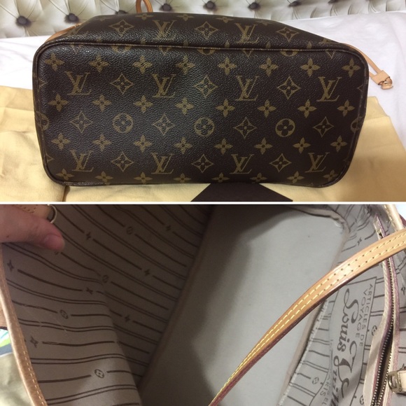 💯% Authentic LV Neverfull MM mono - Picture 4 of 4