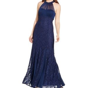 Last chance ❌ metallic lace long prom/ball dress.