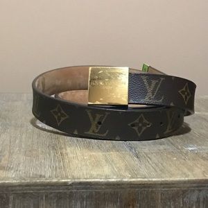 Louis Vuitton Monogram Belt