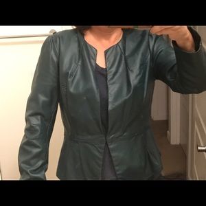 Faux leather jacket