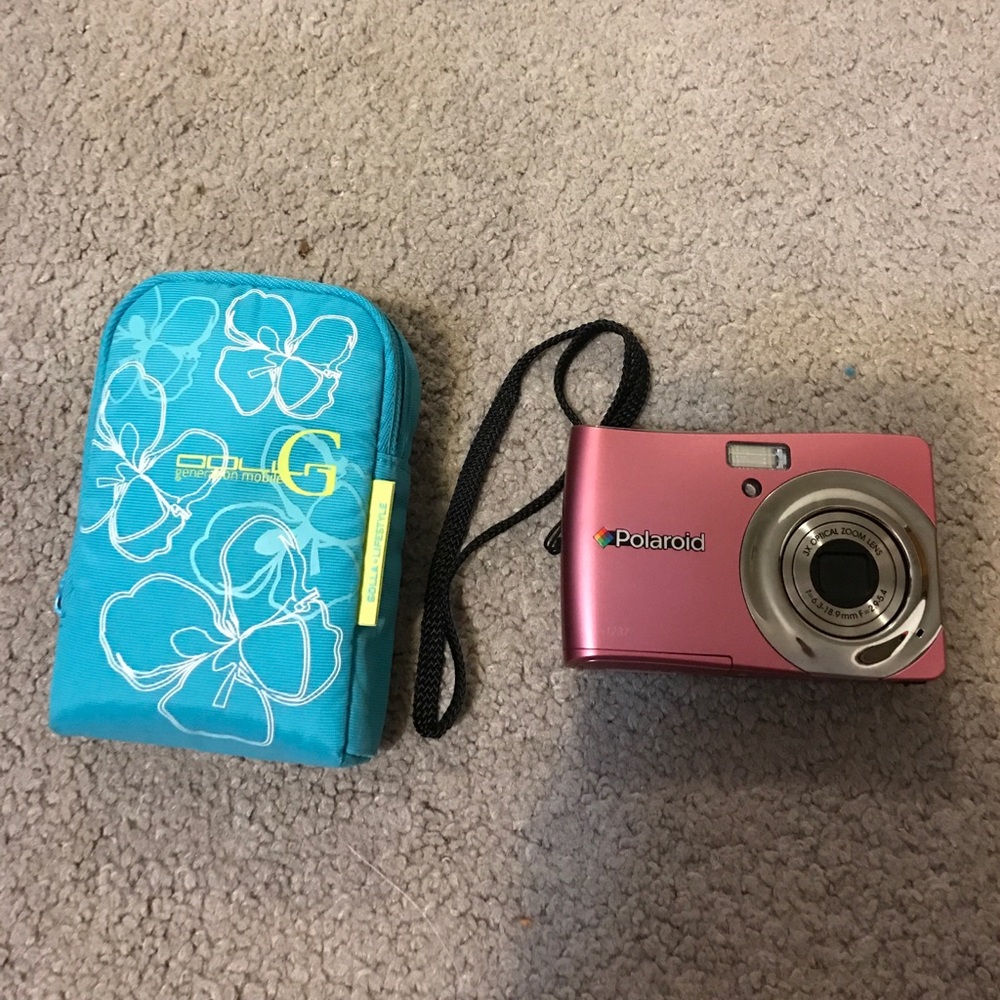 Polaroid camera and case