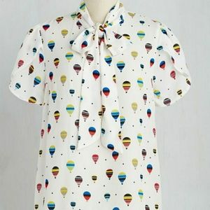 Modcloth Sweet and Take Flight Top