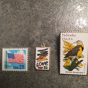 Postage Stamp Jewelry