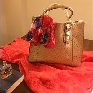 Faux Ostrich Merona Tote