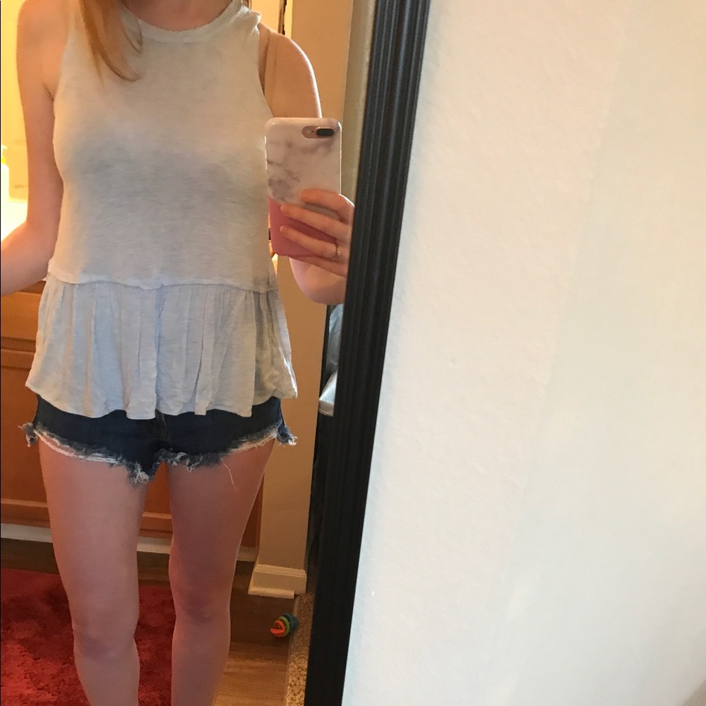 Peplum Tank Top