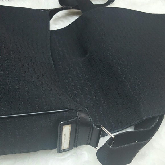 Dior Italy Canvas Leather Trim Messenger Bag - Picture 9 of 11