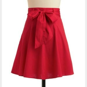 Red Skirt Modcloth