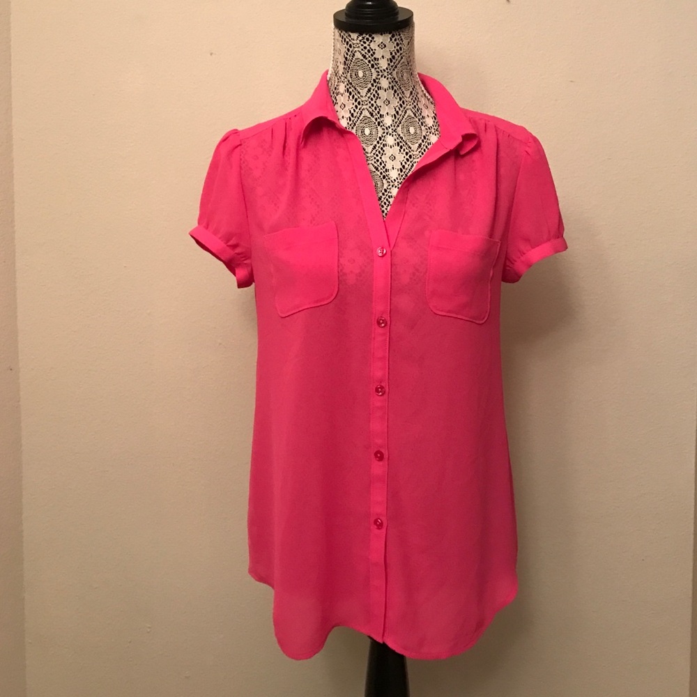 Pink lightweight blouse