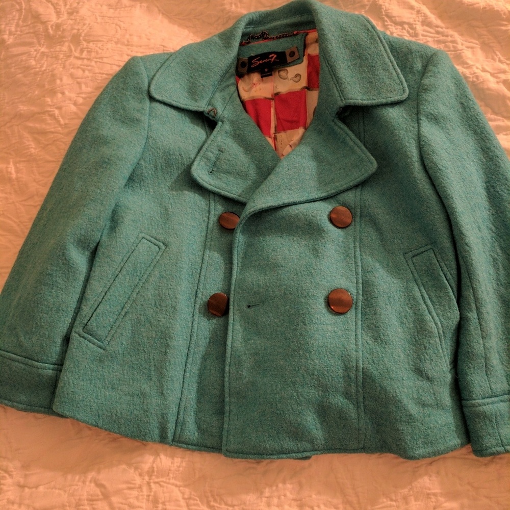 Turquoise coat