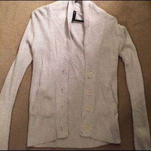 American Eagle Women Waffle Knit Cardigan Sweater