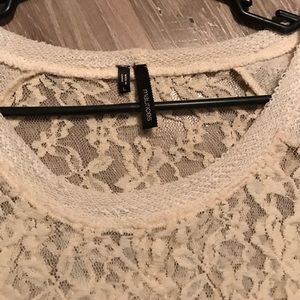 Lace size large maurices sweater