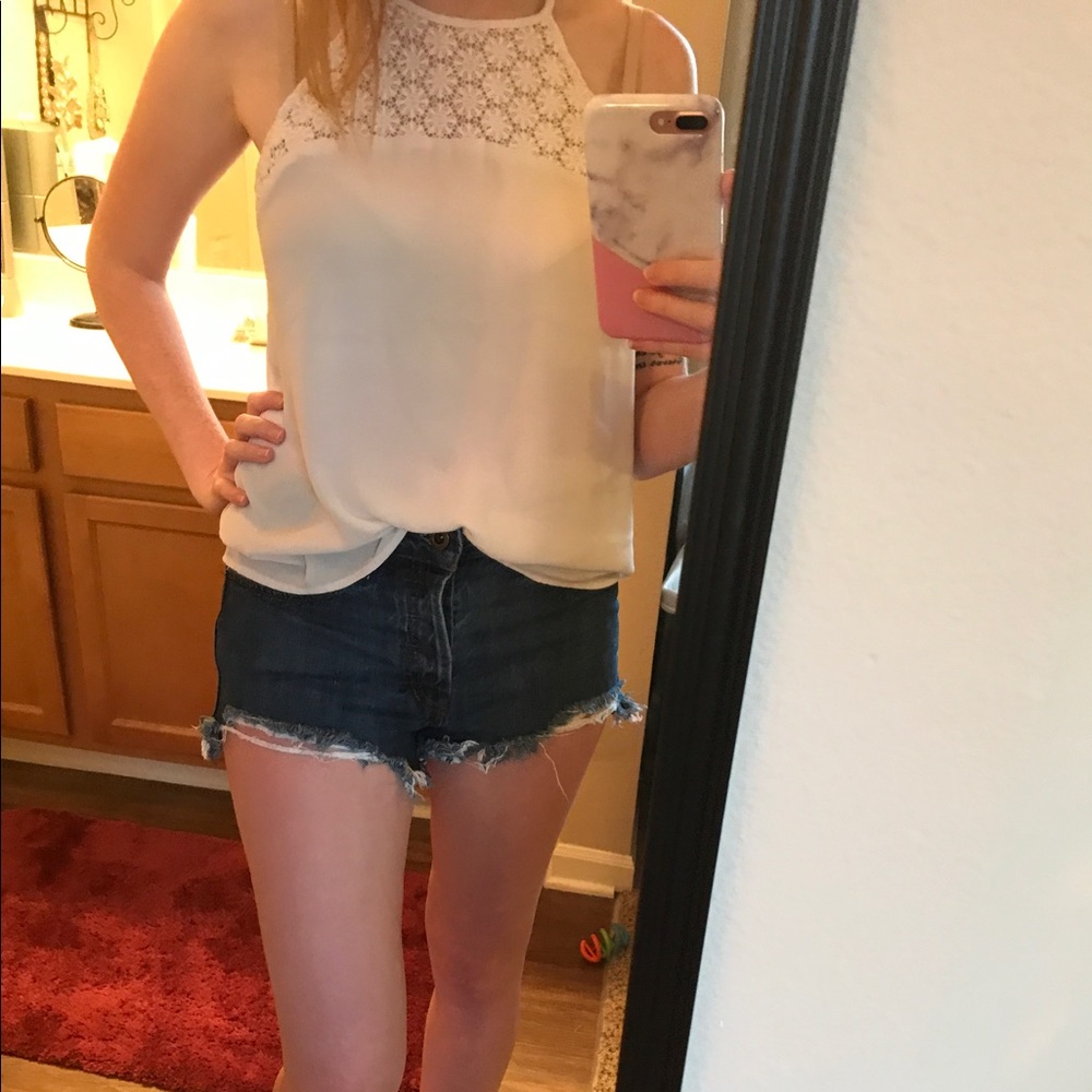 Flower Detailed Tank Top