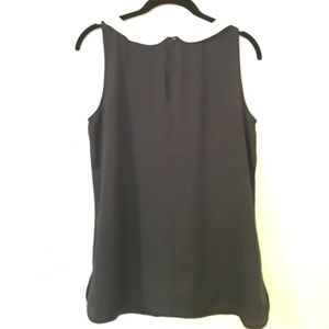 LOFT Tops - Navy and white Peter Pan collar shell LOFT Tops - Navy and white Peter Pan collar shell