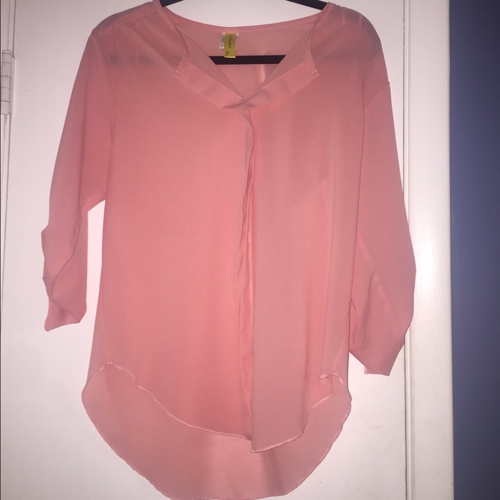 Pink blouse