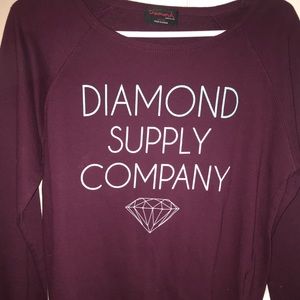 diamond and co pull over hoodie