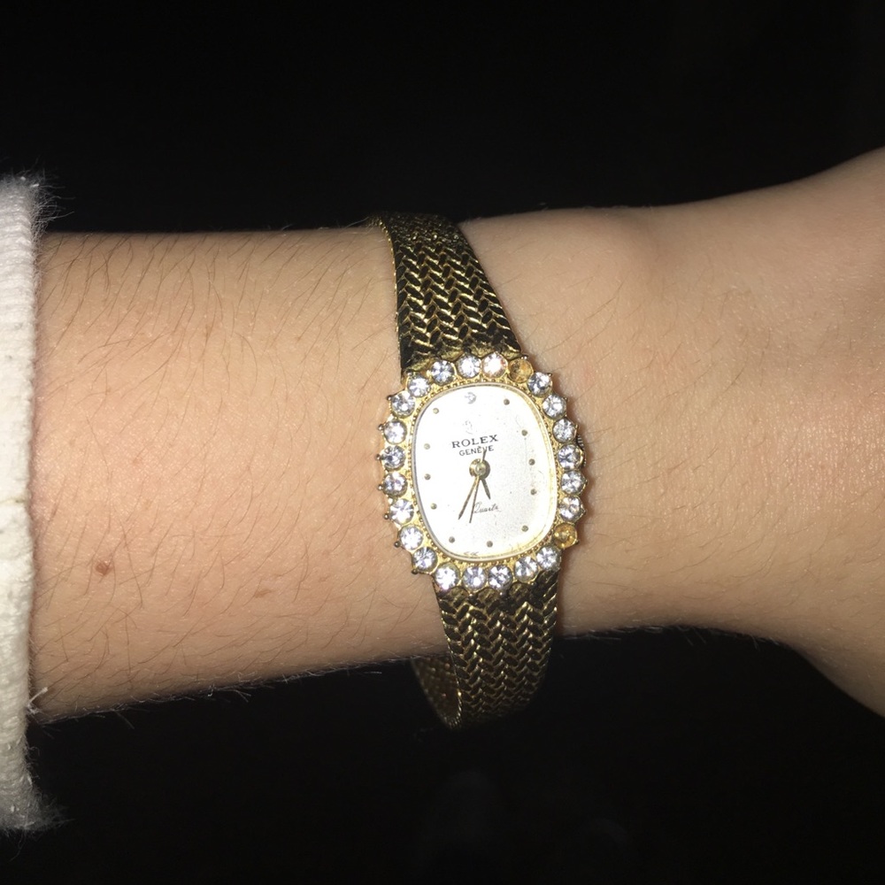 Authentic diamond Rolex