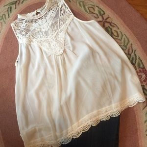 Vintage inspired lace top.